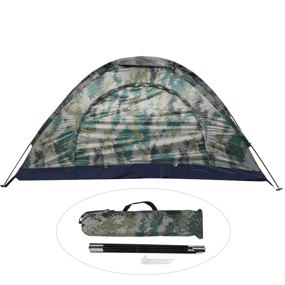 Camping Tent Fishing Tent Leisure Tent Outdoor Single Person Leisure Windproof Tent for Camping Fishing Climbing Camouflage