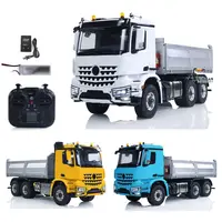Toys 1/14 6x6 RTR Metal Chassis Hydraulic RC Dumper Truck Sound Light DIY Cabin TOUCAN Radio Control Car Model Vehicle for Boys 1