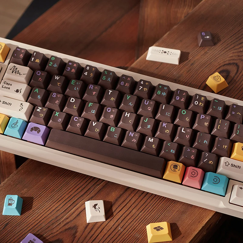 Cherry MX Switch Gamer, Teclado Mecânico, DYE-SUB, 134 Keycaps, 5 Lados