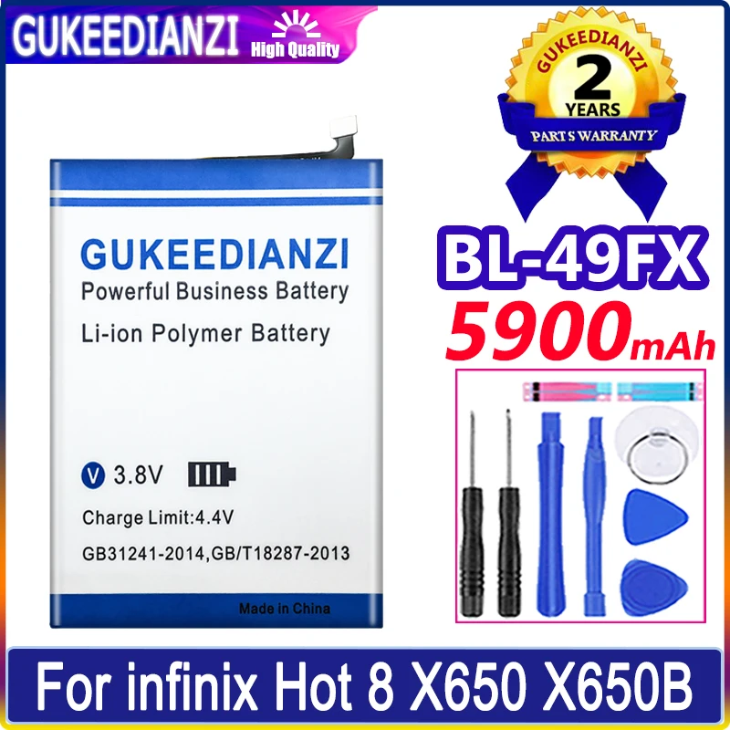 

Bateria BL-44AX BL-44CX BL-39IX BL-49FX Battery For INFINIX Hot 8 9 Hot9 Spark 5 Pro Note 4 Pro/5 Pro Note5 Pro X687 X605