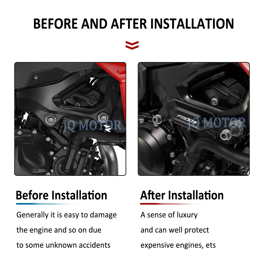 F900R 2019-2025 오토바이 엔진 가드 안티 크래시 프레임 슬라이더 키트 BMW F900 R F 900 R 2020 2021 용 떨어지는 보호대 커버