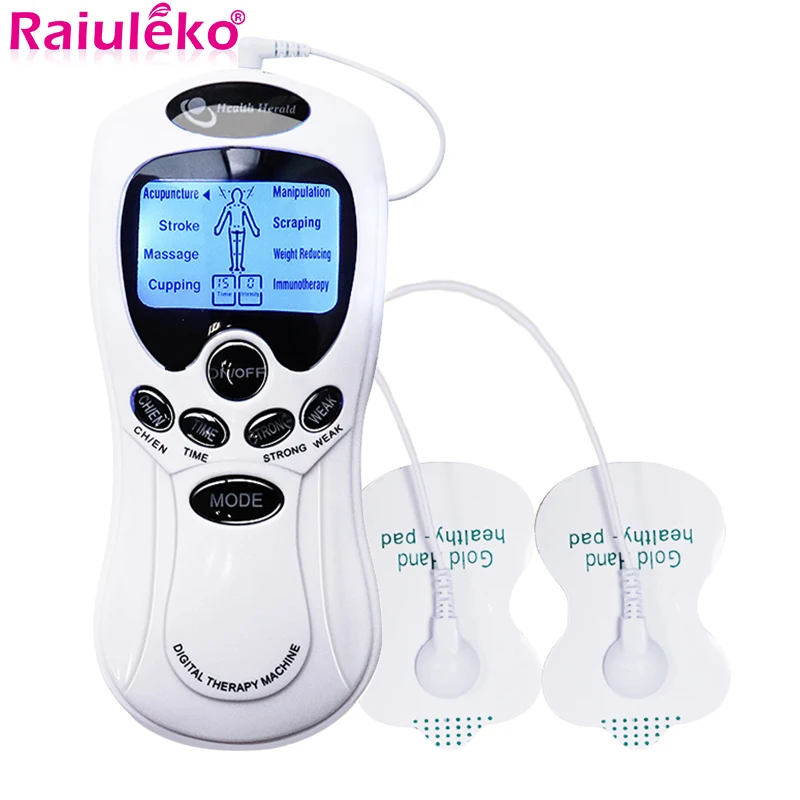 

Electrostimulator 8 Models TENS Electric Herald Muscle Stimulator Acupuncture EMS Body Massage Meridian Digital Therapy Machine