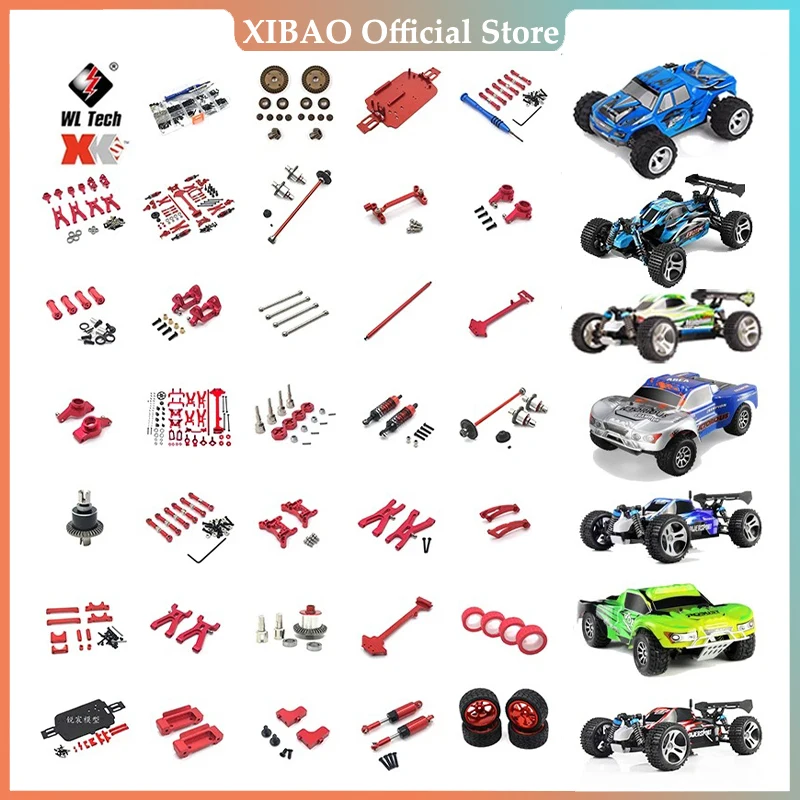 Wltoys A949 모터 A949-32, A949 A959 A969 A979 1/18 RC 자동차 예비 부품 업그레이드, 금속 기어 차동 A949-23 A949-24