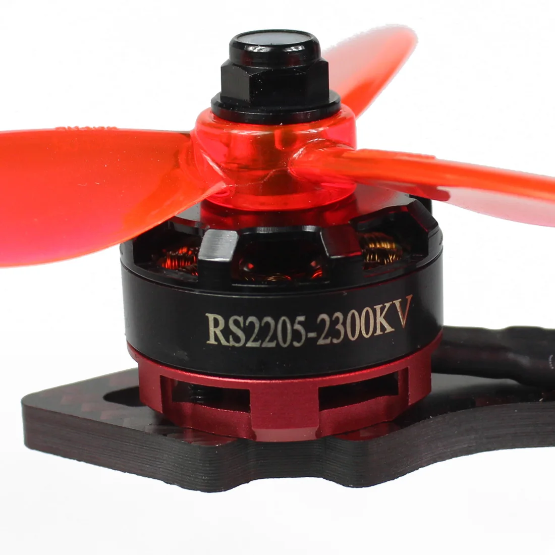 Drone FPV Course Professionnel PNP, vue de dessus avec châssis en fibre de carbone et antenne.
