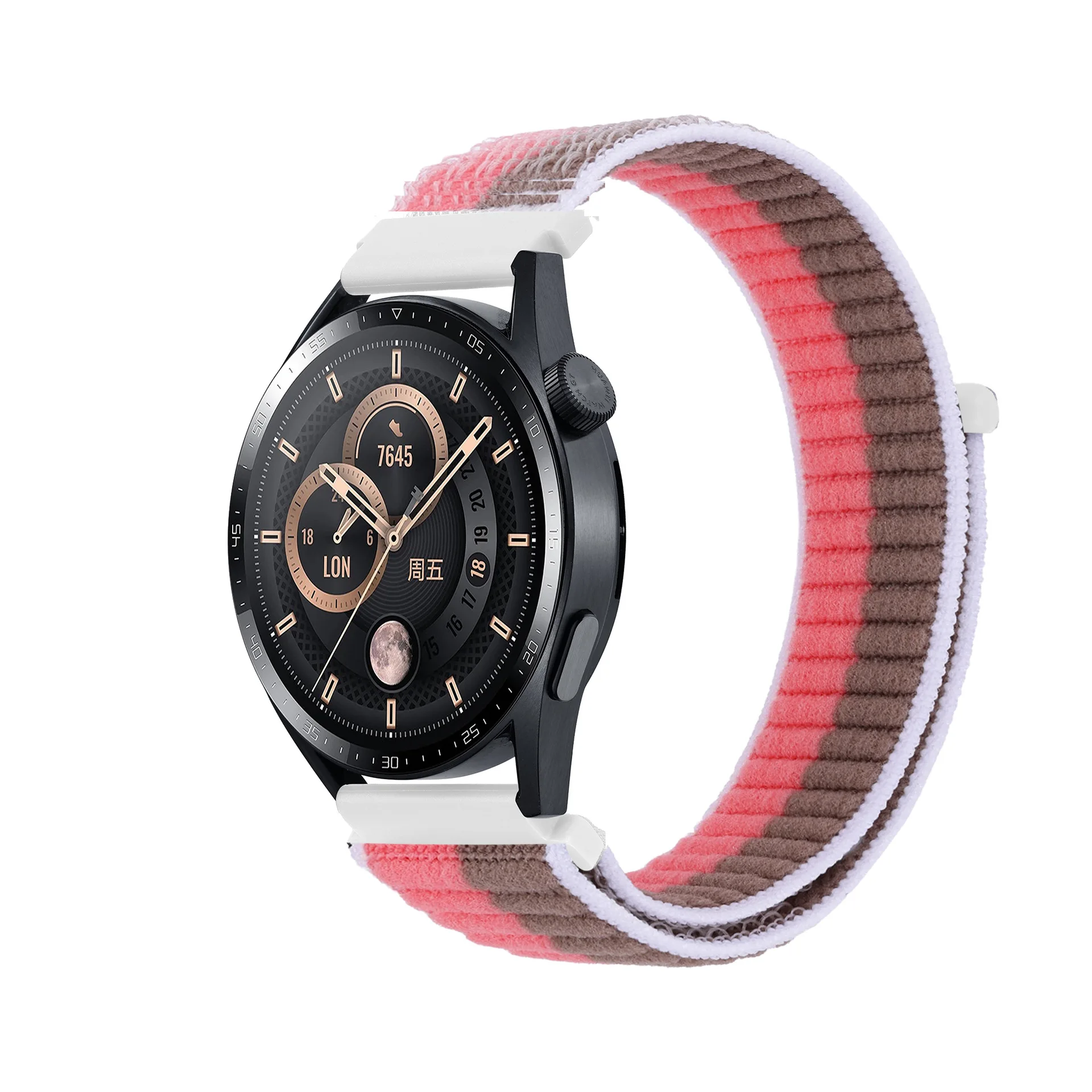 Enhanced Velcro Breathable Unisex Nylon Watch Strap