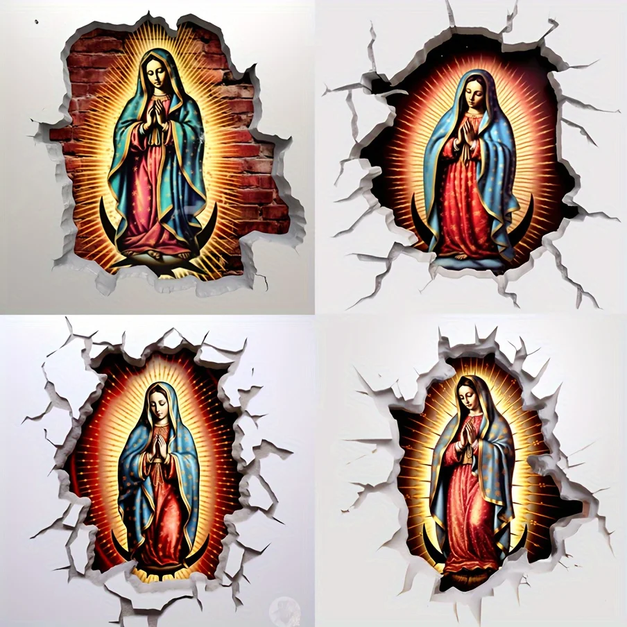 

Car Sticker Wallpaper 4 In 1, 3D Madonna Decals, 3D Decals,s, Fun Decals,s Acesssories