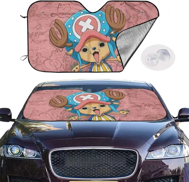 Anime Blue Sun Shade  99shirt  Car sun shade Sun shade Car windshield