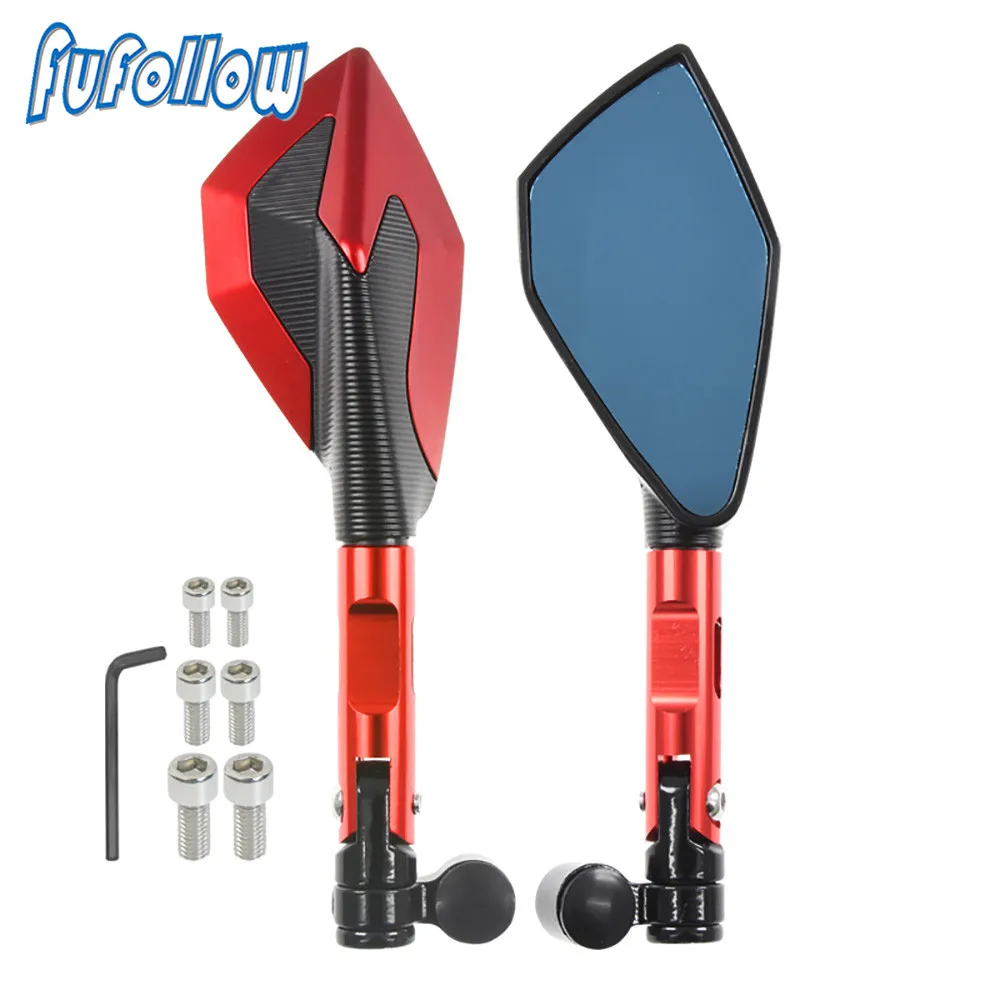 Motorcycle Mirror Motorbike Rearview Side Mirrors For Bajaj Dominar 400