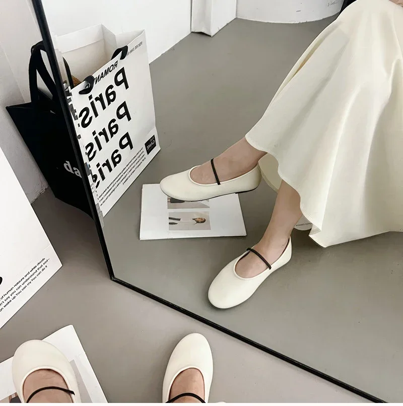 Designers Woman Flats Shoes Fashion Shallow Slip on Women Soft Sole Ballet Shoes Ladies Casual Outdoor Ballerina Shoe 4