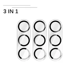 Triple Pack 9H Tempered Glass Camera Lens Protector - HD Protective Film - Galaxy A36 (3Pcs)