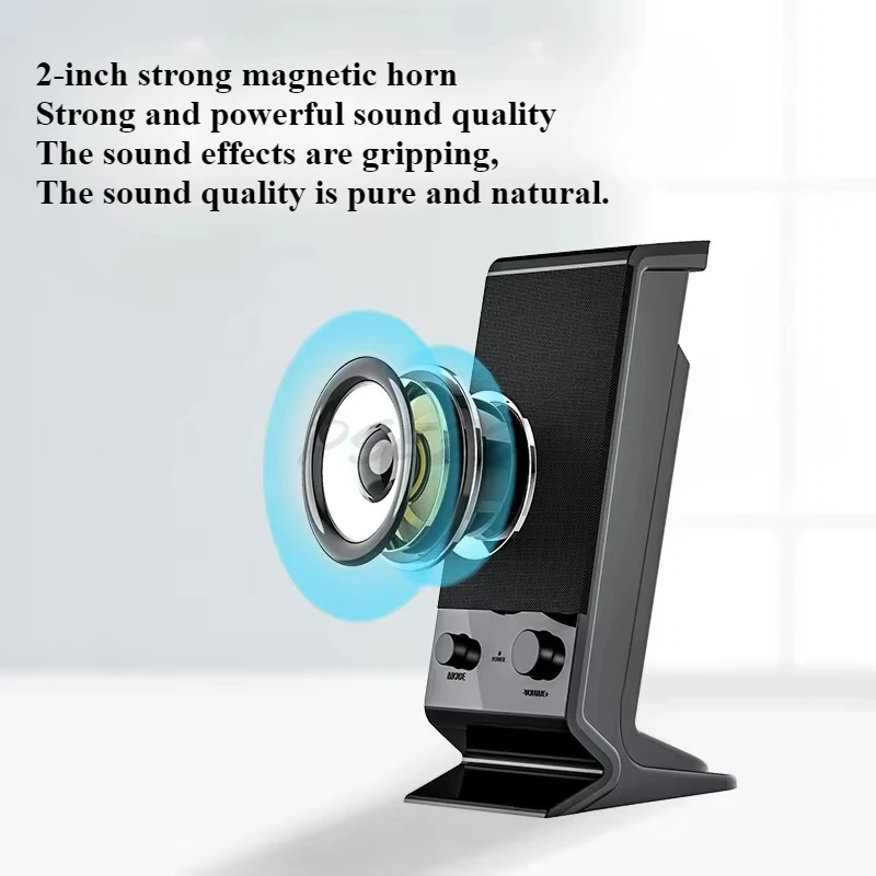 V-112 Computer Small Speaker Desktop Computer Home Bluetooth Speaker Subwoofer Multimedia Mini USB2.0