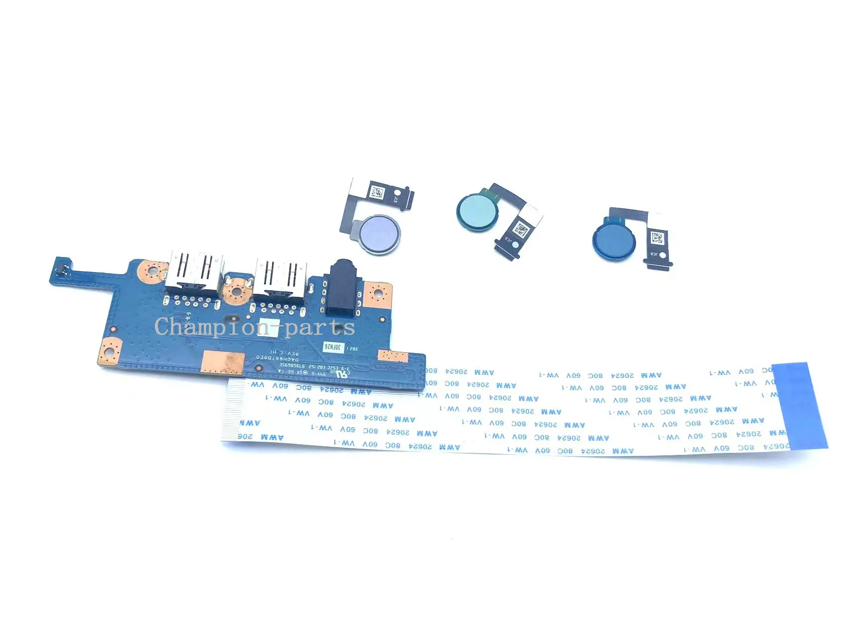 Usb Placa de Áudio Interruptor Botão Power Fingerprint Da0h98tb8e0 Rev :e Huawei Matebook D15 Boh-waq9r Original