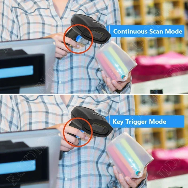 Wired or Wireless Barcode Scanner with Stand or Holder barcode scanner