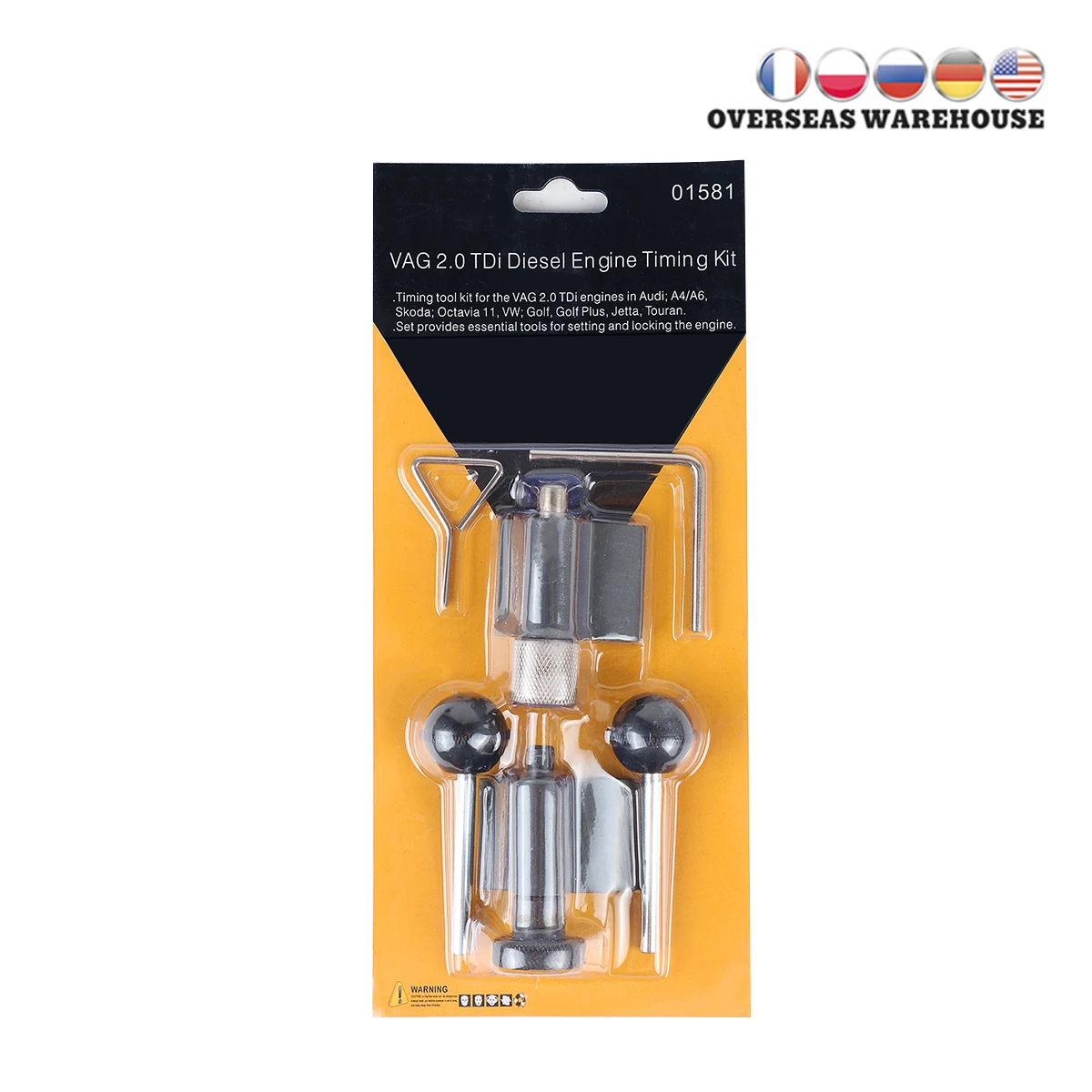

Diesel Engine Putting Kit, Camshaft Locking Tool, Timing Belt Tool Kit, Belt Tensioner Pins for VW Audi 1.2 1.4 1.9 2.0 TDI PD