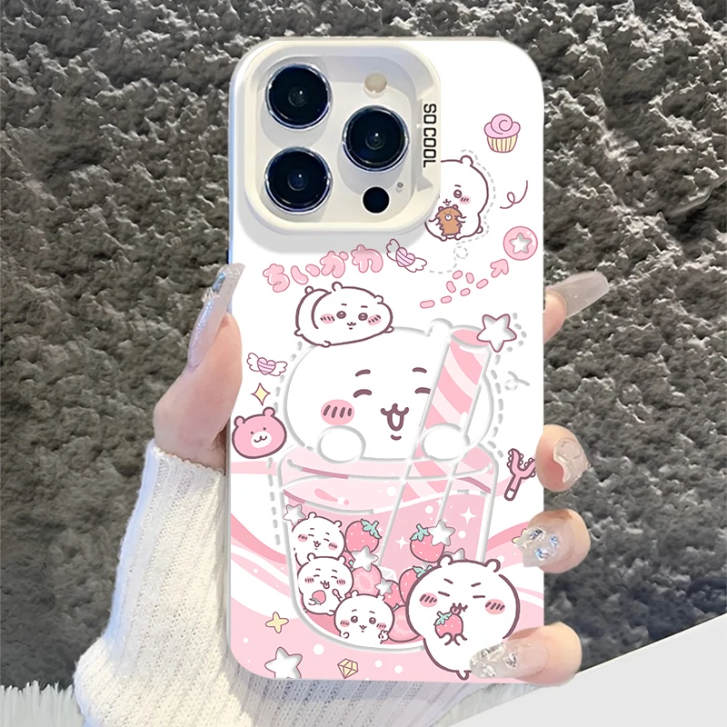 Adorable Cartoon C-Chiikawas Anti-Fall Matte Phone Case