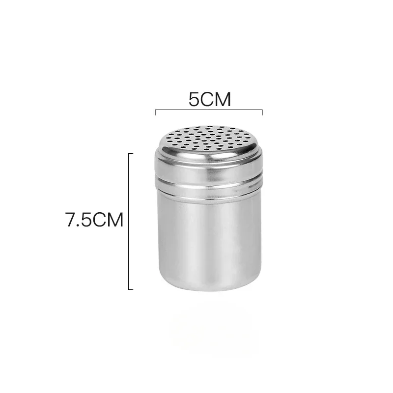 Salt Sugar Bottle Rotating Cover Multi-purpose Stainless Steel Kitchen Gadget Spice Pepper Bottle Seasoning Jar seasoning jar spices bottle