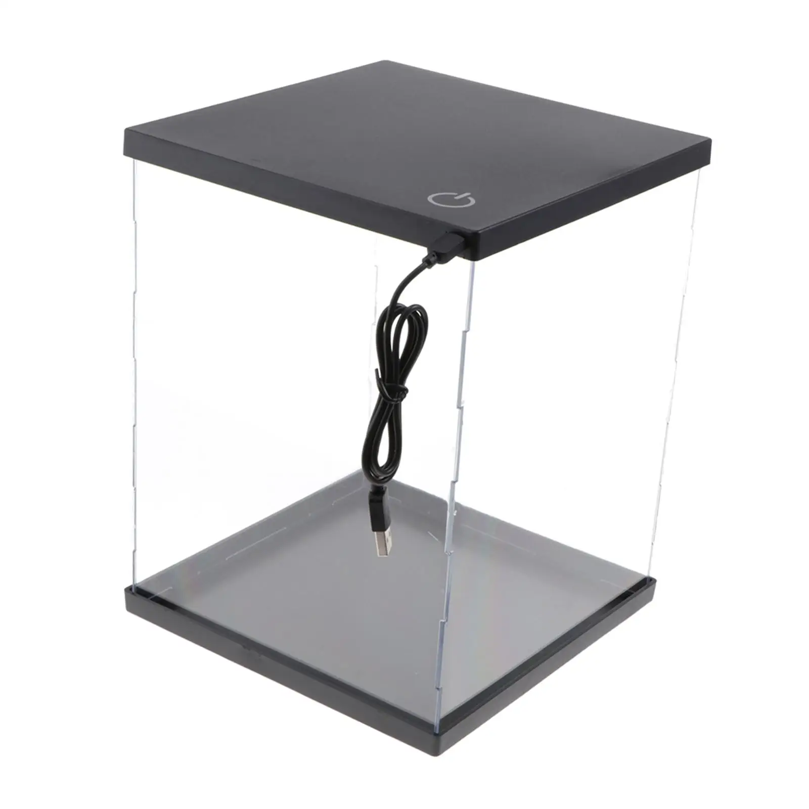 21x21x20cmTransparent Clear Acrylic Toys Display Dustproof Showcase Case Box