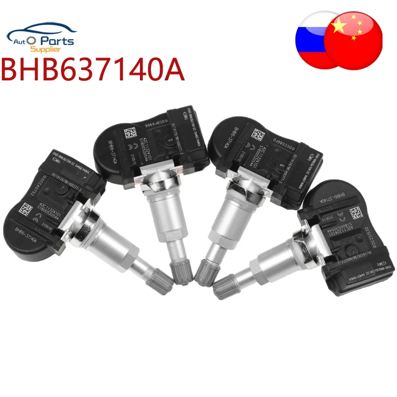 4 stks/partij BHB637140A 433MHZ Tire Pressure Sensor TPMS Voor Mazda 2 3 5 6 CX 5 CX5 CX 6 CX6