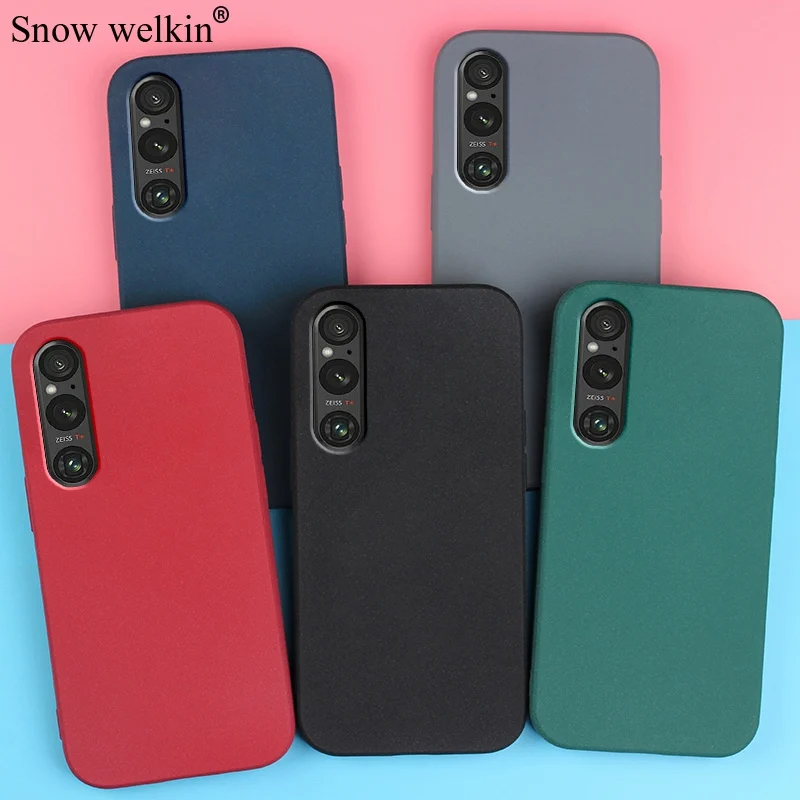 Sand Matte Soft Silicone Shockproof Anti-Slip Phone Case Cover
