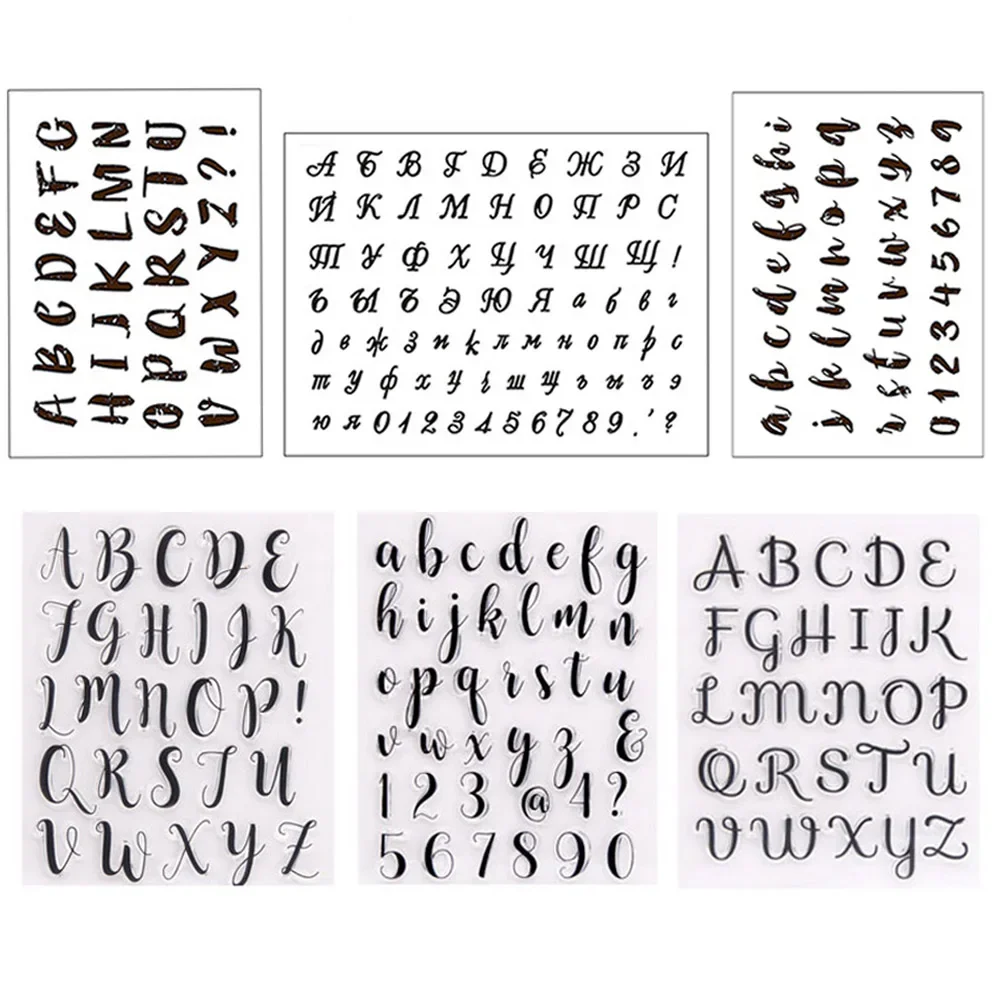 Clear Stamps for DIY Scrapbooking and Crafts