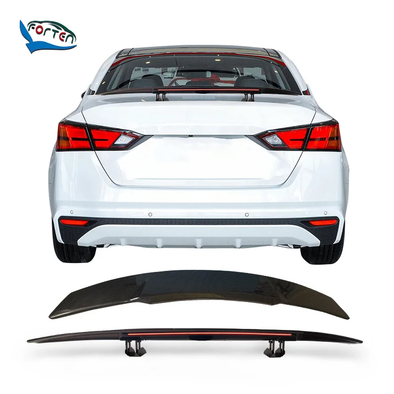 Universal Electric Spoiler Lift Up and Down Automatically Car Rear Trunk  Tail Boot Lid Spoiler Wings For Nissan Teana Altima