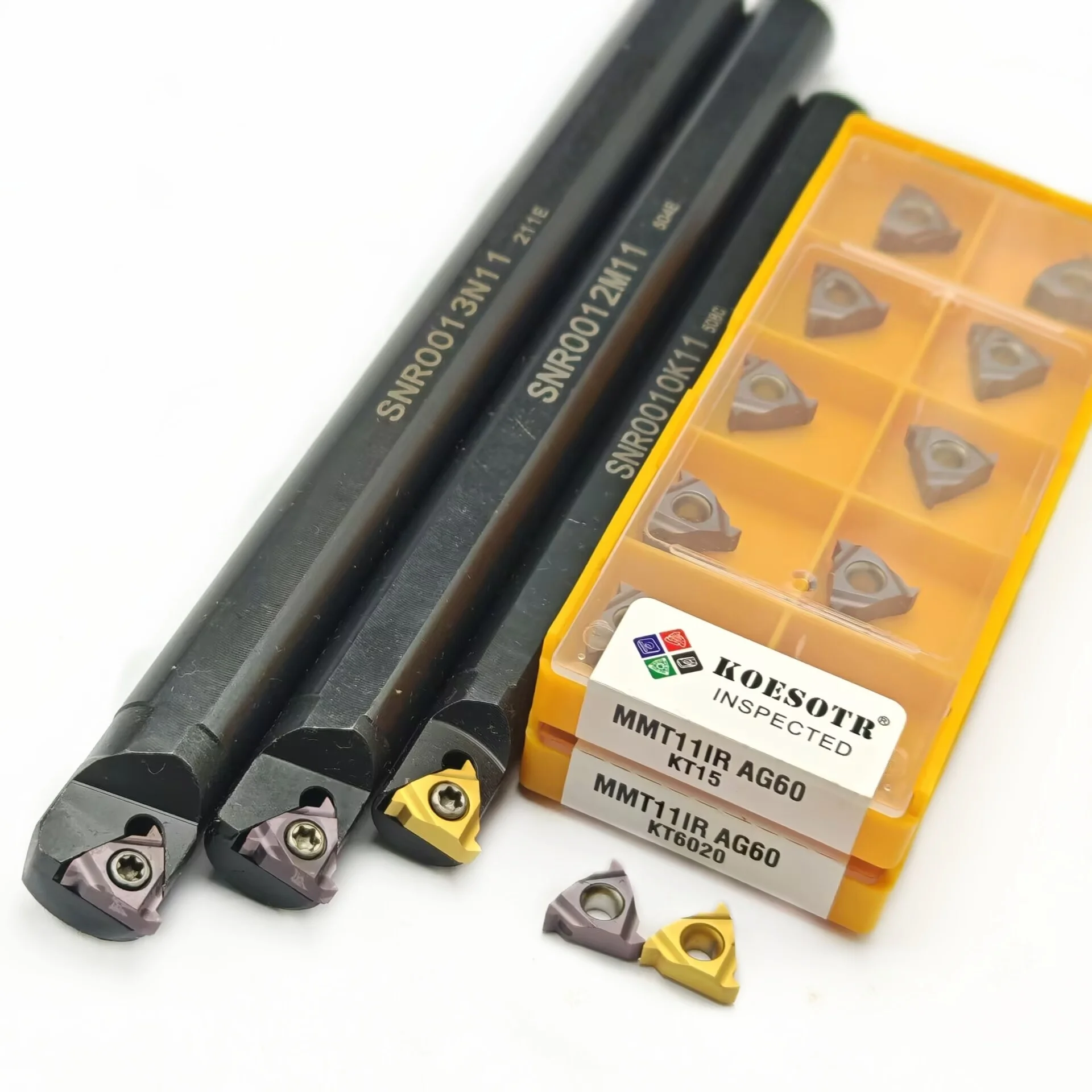 1PC Tool SNR0010 SNR0012 SNR0013M11 SNR0016Q11 strumento di filettatura interna + 10 pz 11ER AG60 11IR AG55 CNC tornio inserti in metallo duro