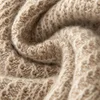 2024 Autumn/Winter New Collection (100% Cashmere) Men's Seven Needle Thickened Half High Neck Double Color Casual Sweater 5