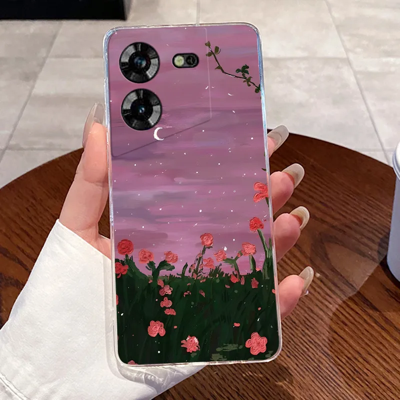Aesthetic Cute Cat Soft Transparent Silicone Phone Case