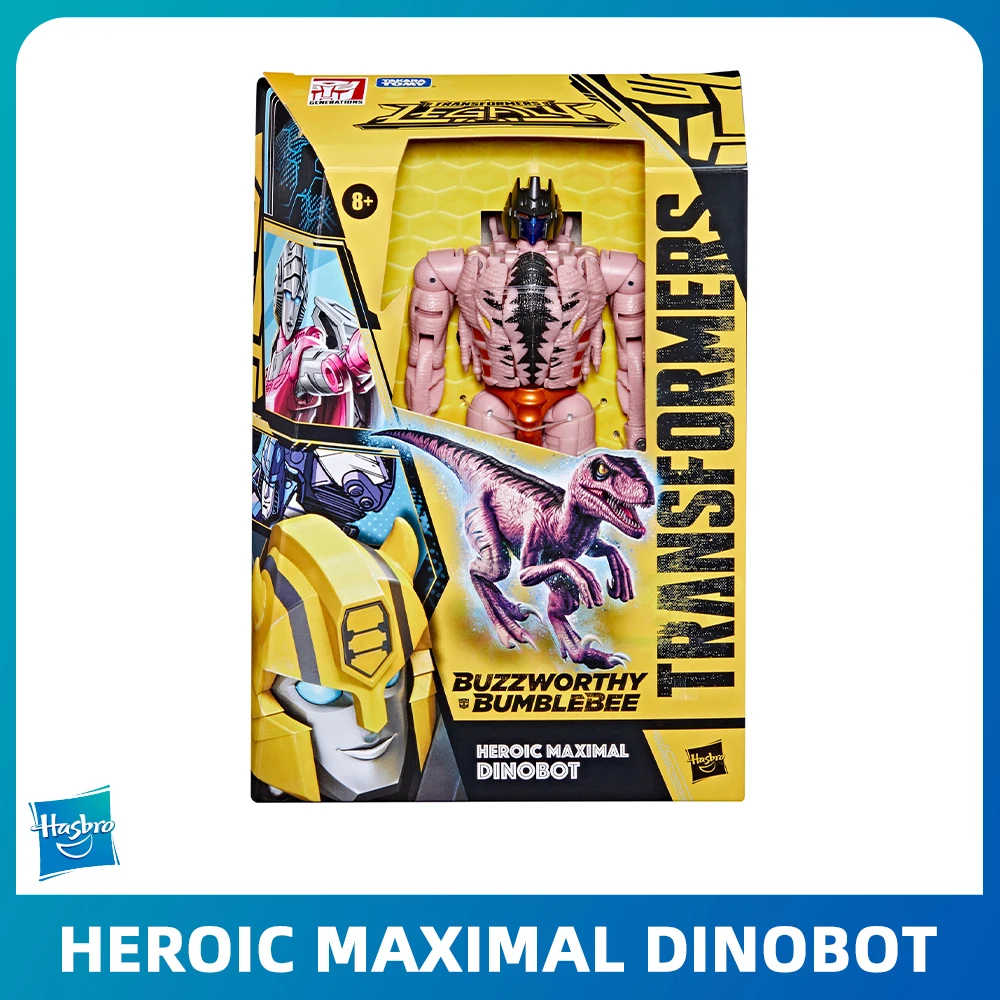 

Hasbro Transformers Buzzworthy Bumblebee Legacy Voyager Heroic Maximal Dinobot F4095