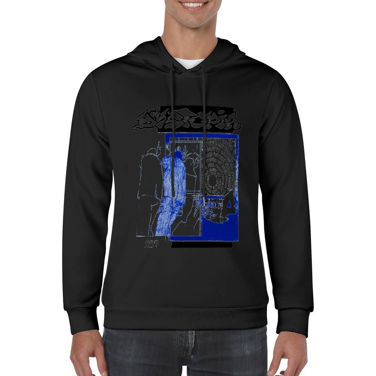 

Новый пуловер Dystopia, толстовка, Мужская Дизайнерская одежда, мужская одежда, уличная одежда, мужская Эстетическая одежда, мужские толстовки