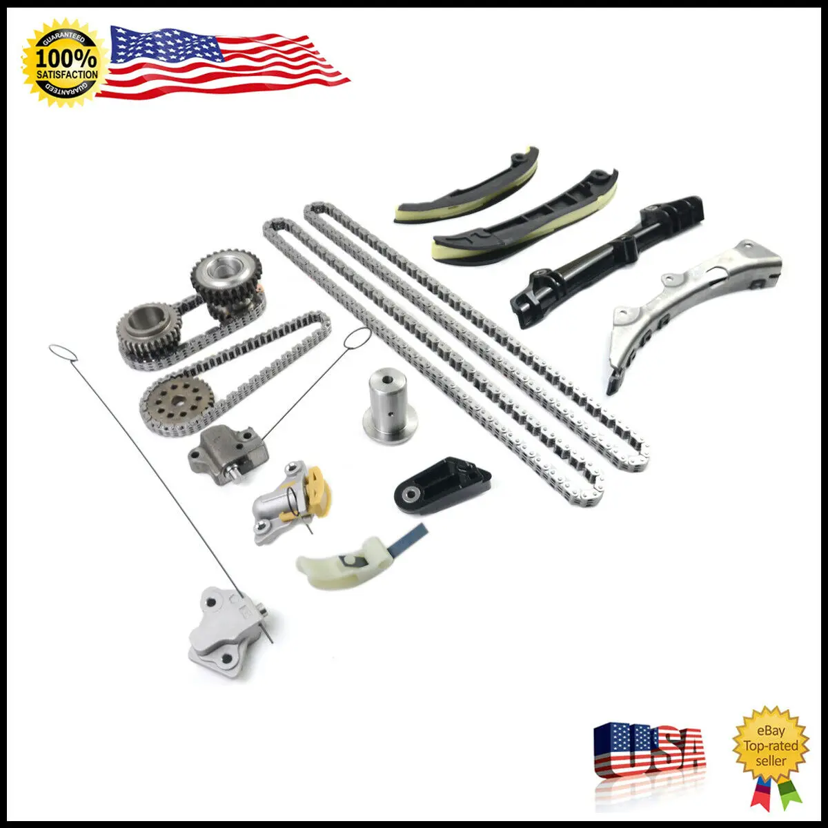 

AP01 Timing Chain Kit for Chrysler 200 300 Dodge Charger Durango Jeep Wrangler Grand Cherokee 2011-2015 3.6 V6 GAS 5184352AF