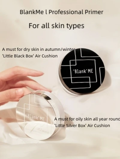 BlankMe Set Soft Focus Oil Control Silver Box Air Cushion Foundation Cream Makeup Base Moisturizing Foundation For Oily Skin 5