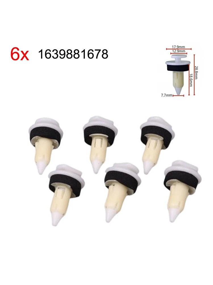 

6x Fastener Clip-Inner Door Panel With Sealer 1639881678 For Mercedes W163 Trim Panel Fastener Clip A1639881678 Car Accessories