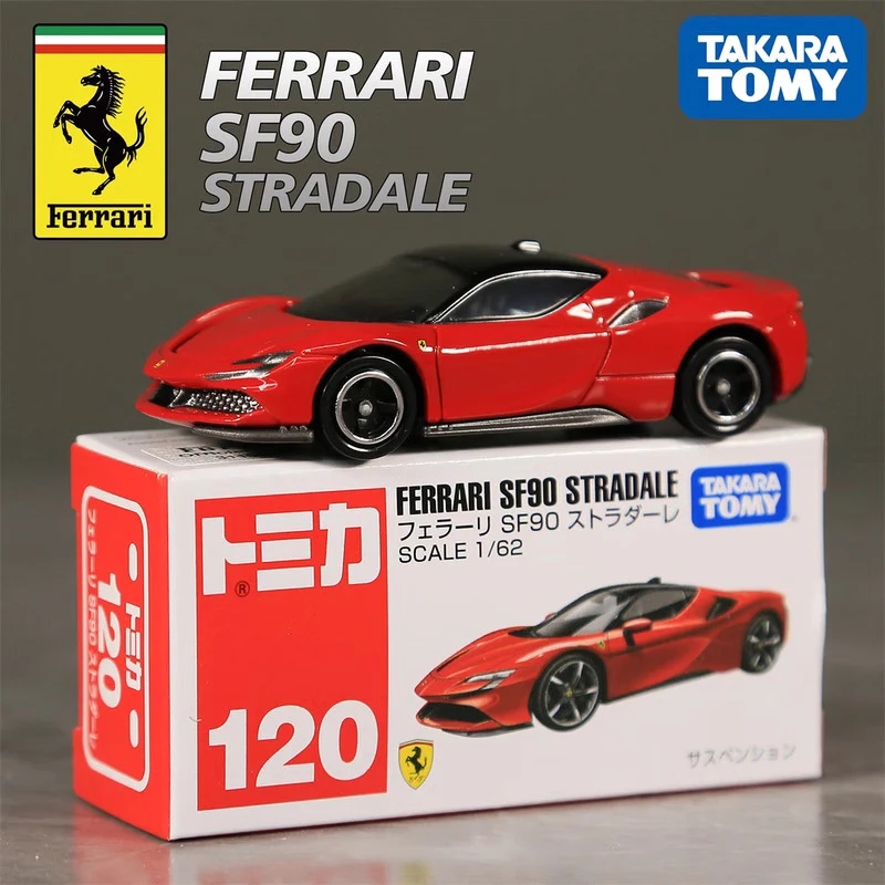 TOMY Ferrari F40 Roma SF90 SP3 Ferrari F8 ENZO F355 F50 Laferrari 512BB Alloy Car Diecasts & Toy Vehicles Car Model For Children 3