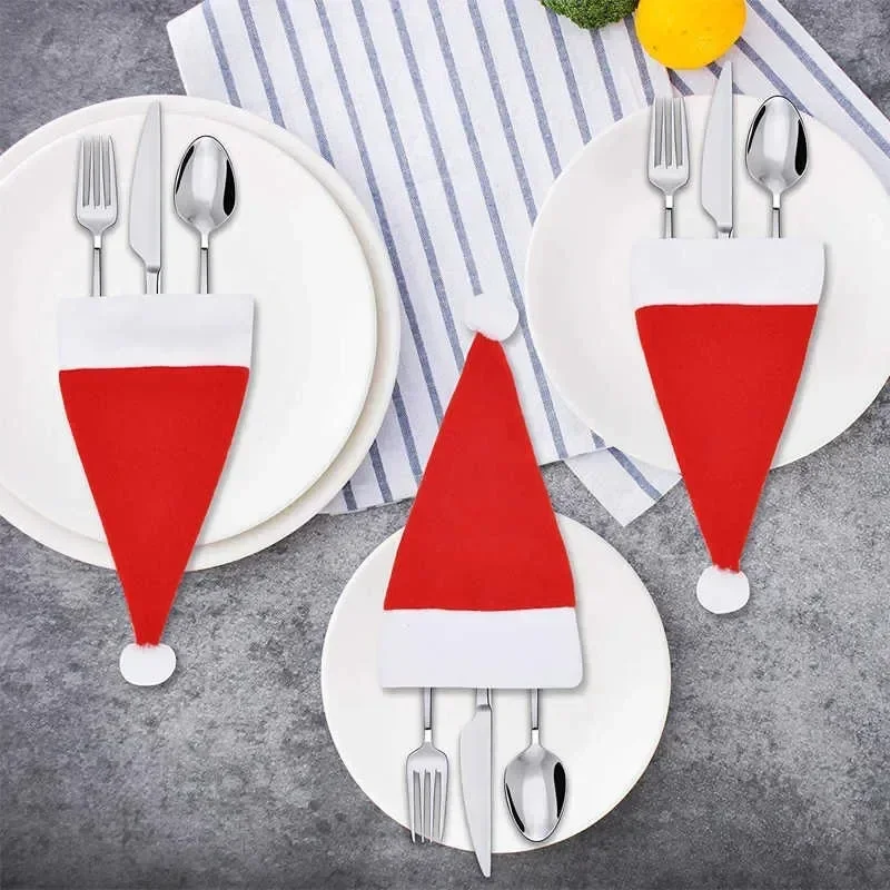 Christmas Santa Classic Red and White Plush Holiday Party Hats for Adults and Kids Festive Costume Accessories for Xmas Party