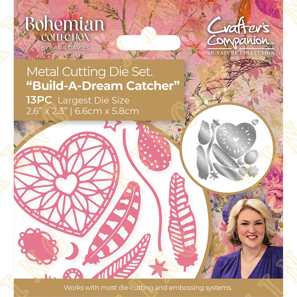 Gowxs Matrices De Découpe Pour Cartes, Scrapbooking, Album Photo, Gaufrage Décoratif, Pochoirs Pour Bricolage + Broche