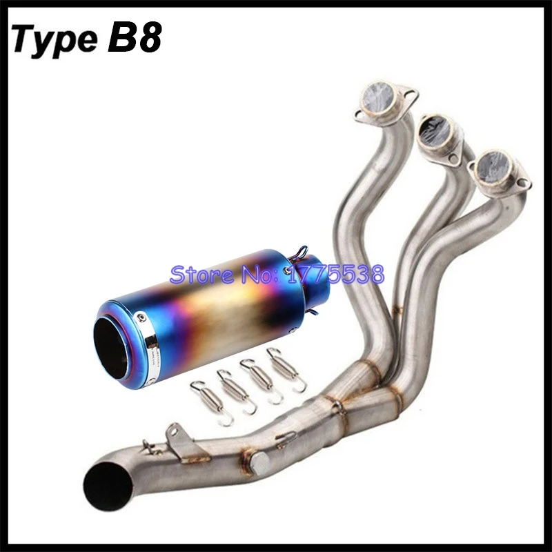 MT09 FZ09 Motorcycle Exhaust System Full Set Header Escape Moto Muffler for Yamaha MT-09 FZ-09 2014-2020 SXR900 2016-2021 Motors - Image 5