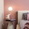 Cartoon Bear Table Lamps Boy Girl Bedroom Bedside Illumination Creative Study Reading Table Lights Children's Room Bear Lamp G9 2
