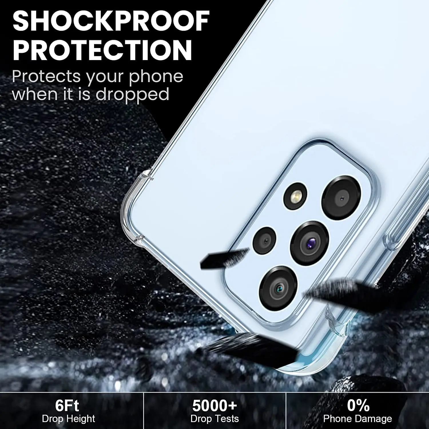 Case for Samsung Galaxy A04E A04S A04 M52 M13 A13 A23 A33 A53 Shockproof Slim Ultra-Thin Soft TPU Silicone Anti-Drop Phone Cover