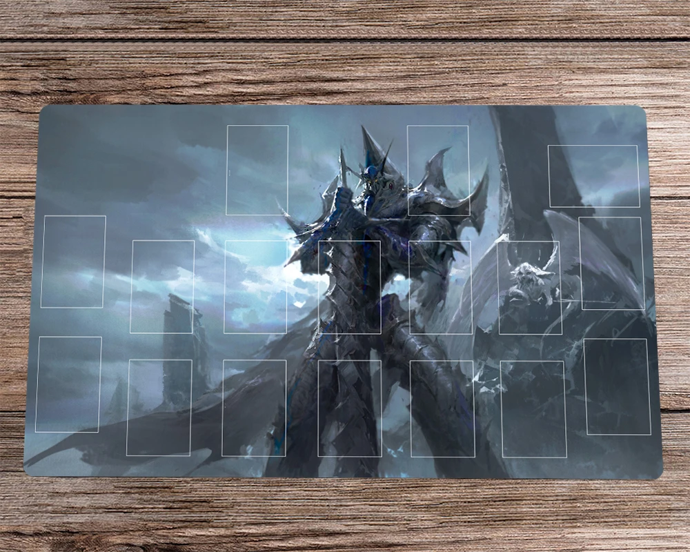 Yu-Gi-Oh! Buster Blader Anime Playmat TCG CCG Mat Trading Card Game Mat & Zones & Bag Anti-slip Rubber Desk Pad Mousepad 60x35cm