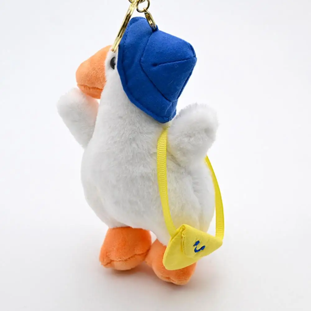 

Подвеска плюшевая кукла изысканная мягкая уютная на ощупь мультяшная игрушка в виде животного гусиная кукла подарок для пары