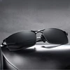 Polarized Sunglasses Metal Frame Photochromic Lenses Night Vision Sun Glasses Suitable for Sport Cycling Fishing Driving Camping