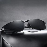 Polarized Sunglasses Metal Frame Photochromic Lenses Night Vision Sun Glasses Suitable for Sport Cycling Fishing Driving Camping