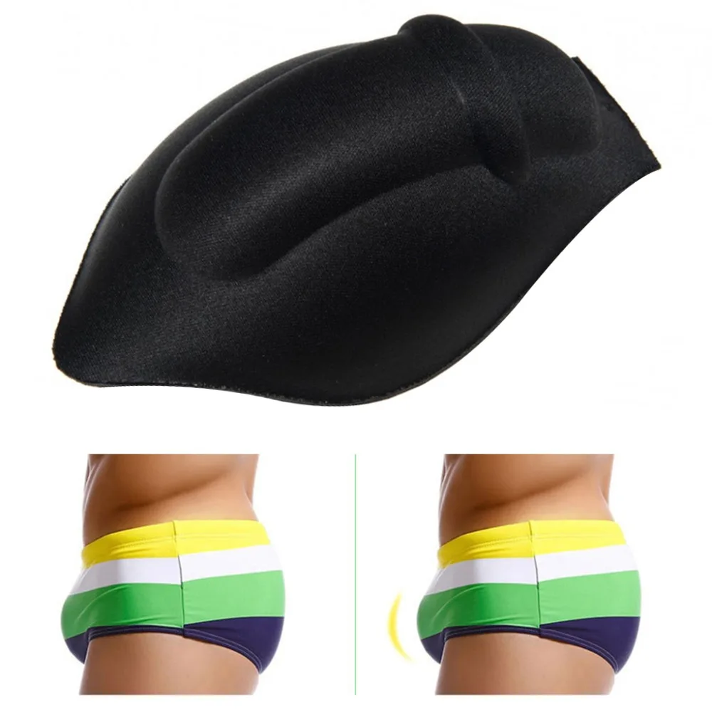 Male Underwear Male Lingerie Soft Three-Dimensional Sponge Protective Pad Men Underwear Pad Sexy Men's Beach Swimming Trunks Swimsuits