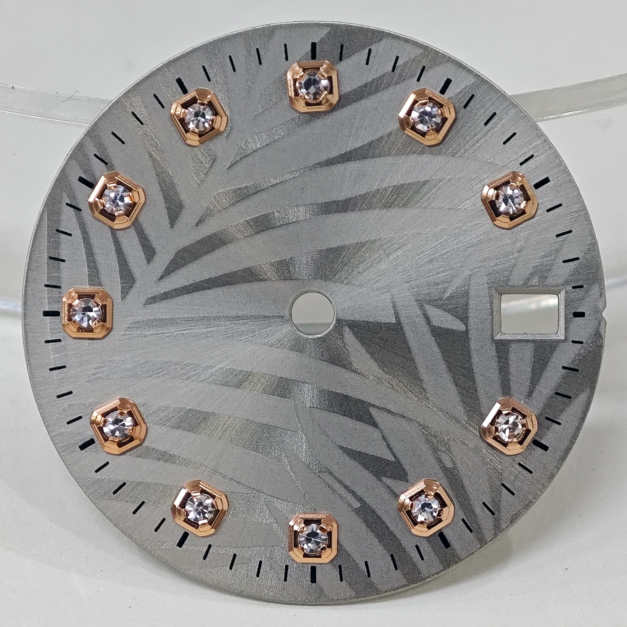 Green Luminous High-Quality Watch Dial Accessory, 28.5mm
