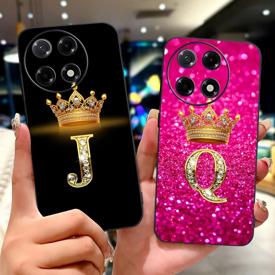 Crown Letters Soft Silicone Case - Premium Protective Cover