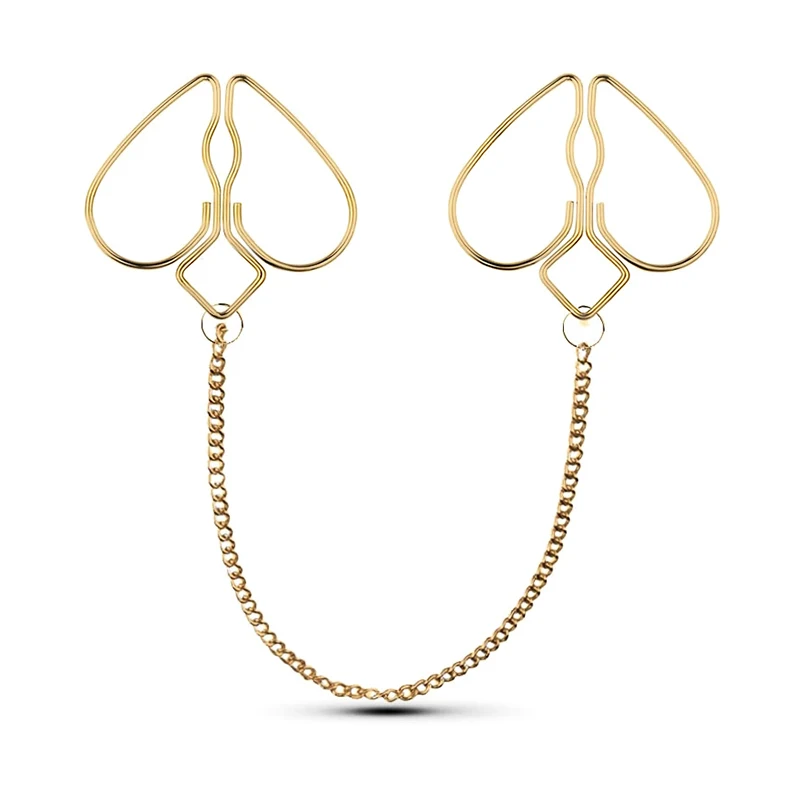 Piastre per unghie Morsetti per seni con punta interna di gioielli per il corpo sexy Regalo per capezzoli senza piercing Anelli di protezione per capezzoli Morsetto circolare_voghion.com