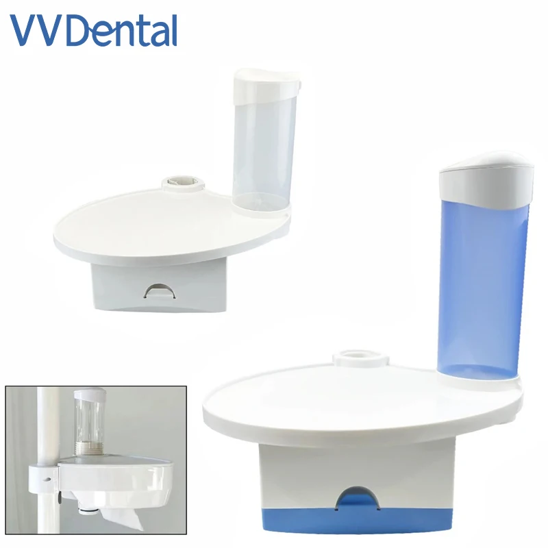 

VVDental 3 in1 Dental Chair Scaler Tray Parts Instrument Dentistry Parts Cup Storage Holder With Paper Tissue Box Dentistry Acce