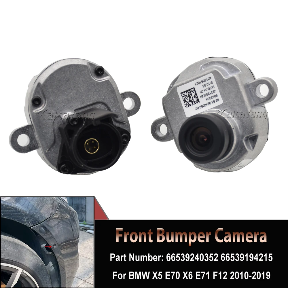 

For BMW X5 E70 X6 E71 F01 F02 F06 F07 F10 F11 F12 2010-2019 New Front Bumper Side View Backup Camera 66539240352, 66539194215