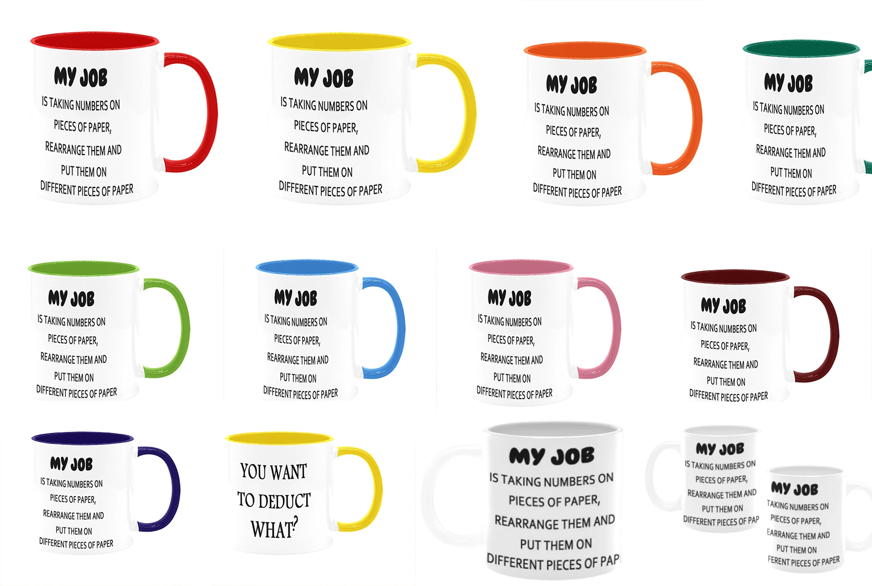 

Tax Accountant Coffee Mug Preparer Tea Cup Gifts Birthday Present CPA Worker Bookkeeper Tax Prep Coworker Colleague Mug 11oz